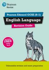 Pearson REVISE Edexcel GCSE English Language Revision Guide incl. online revision - for 2026, 2027 exams