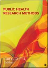 Public Health Research Methods