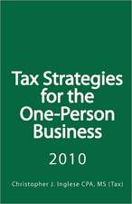 Tax Strategies for the One-Person Business