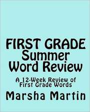 First Grade Summer Word Review