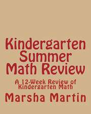 Kindergarten Summer Math Review