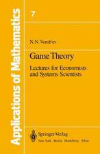 Game Theory: Lectures for Economists and Systems Scientists