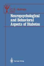 Neuropsychological and Behavioral Aspects of Diabetes