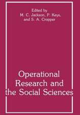 Operational Research and the Social Sciences