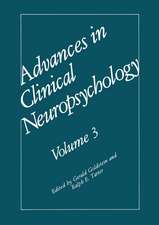 Advances in Clinical Neuropsychology: Volume 3