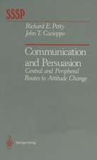 Communication and Persuasion: Central and Peripheral Routes to Attitude Change