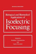 Biological and Biomedical Applications of Isoelectric Focusing