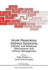 Acute Respiratory Distress Syndrome: Cellular and Molecular Mechanisms and Clinical Management