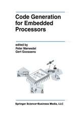 Code Generation for Embedded Processors