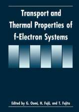 Transport and Thermal Properties of f-Electron Systems