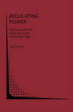 Regulating Power: The Economics of Electrictiy in the Information Age: The Economics of Electricity in the Information Age