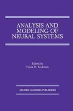 Analysis and Modeling of Neural Systems