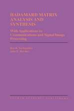 Hadamard Matrix Analysis and Synthesis: With Applications to Communications and Signal/Image Processing