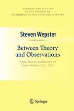 Between Theory and Observations: Tobias Mayer's Explorations of Lunar Motion, 1751-1755