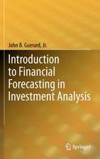 Introduction to Financial Forecasting in Investment Analysis