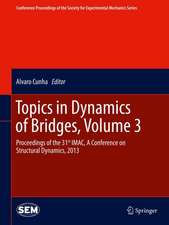 Topics in Dynamics of Bridges, Volume 3: Proceedings of the 31st IMAC, A Conference on Structural Dynamics, 2013