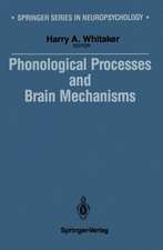 Phonological Processes and Brain Mechanisms