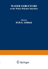 Water Structure at the Water-Polymer Interface: Proceedings of a Symposium held on March 30 and April 1, 1971, at the 161st National Meeting of the American Chemical Society