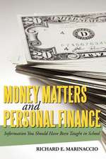 Money Matters and Personal Finance