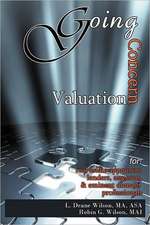 Going Concern Valuation