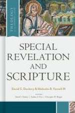 Special Revelation and Scripture