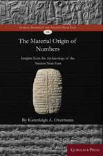 Overmann, K: Material origin of numbers