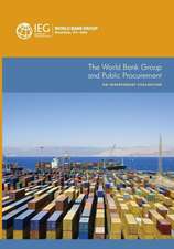 The World Bank Group and Public Procurement