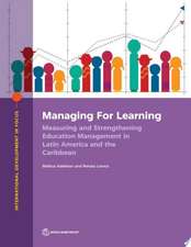 Managing for Learning