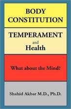 Body Constitution, Temperament and Health