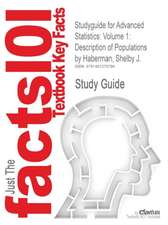 Studyguide for Advanced Statistics