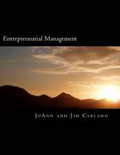 Entrepreneurial Management