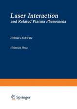 Laser Interaction and Related Plasma Phenomena: Proceedings of the First Workshop, held at Rensselaer Polytechnic Institute, Hartford Graduate Center, East Windsor Hill, Connecticut, June 9–13, 1969