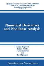 Numerical Derivatives and Nonlinear Analysis