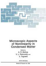 Microscopic Aspects of Nonlinearity in Condensed Matter