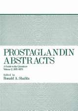 Prostaglandin Abstracts: A Guide to the Literature Volume 2: 1971–1973