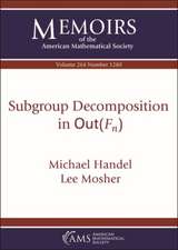 Subgroup Decomposition in $\mathrm {Out}(F_n)$