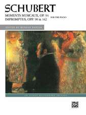 Moments Musicaux, Op. 94 & Impromptus, Opp. 90 & 142: Comb Bound Book