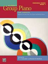 Alfred's Group Piano for Adults -- Ensemble Music, Bk 1