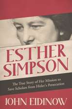 JOHN EIDINOW: ESTHER SIMPSON