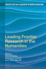 Mapping Frontier Research in the Humanities