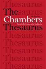 The Chambers Thesaurus, 5th Edition