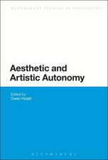 Aesthetic and Artistic Autonomy