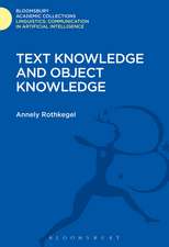 Text Knowledge and Object Knowledge