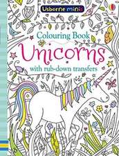 Colouring Book Unicorns with Rub Downs