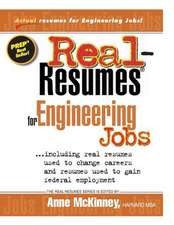 Real-Resumes for Engineering Jobs