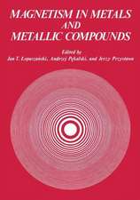 Magnetism in Metals and Metallic Compounds