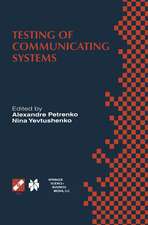 Testing of Communicating Systems: Proceedings of the IFIP TC6 11th International Workshop on Testing of Communicating Systems (IWTCS’98) August 31-September 2, 1998, Tomsk, Russia