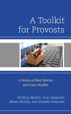 Toolkit for Provosts