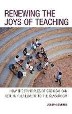 Renewing the Joys of Teaching