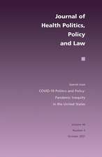 COVID–19 Politics and Policy – Pandemic Inequity in the United States